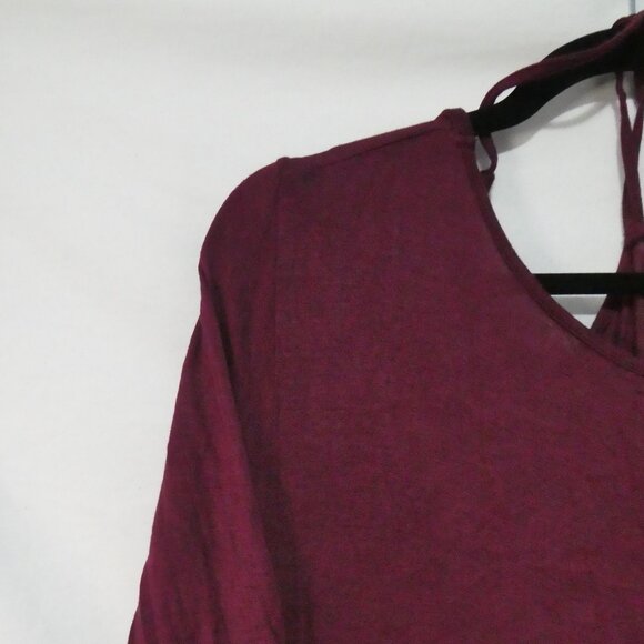 UNBRANDED | P2P 21 inches measured | Casual Long Sleeve Dress | Racer Back Strap - Picture 3 of 15